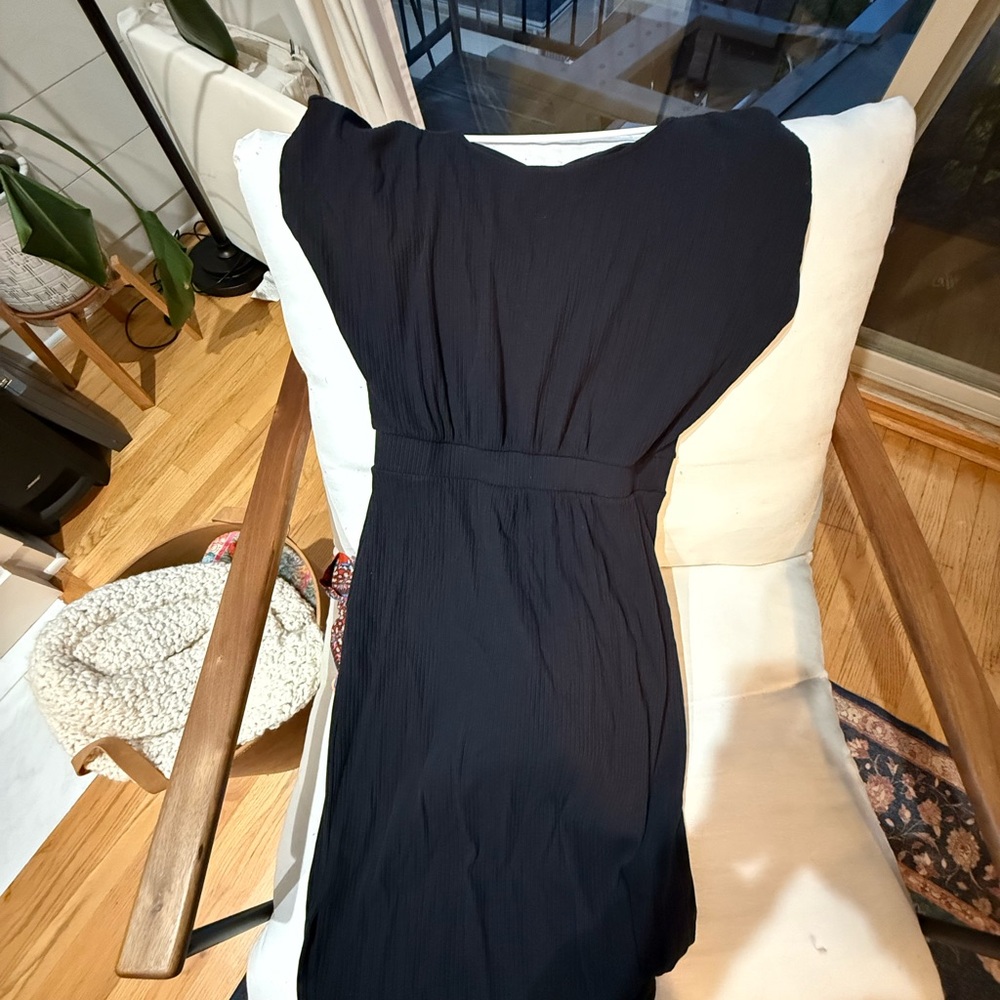 Casual black dress